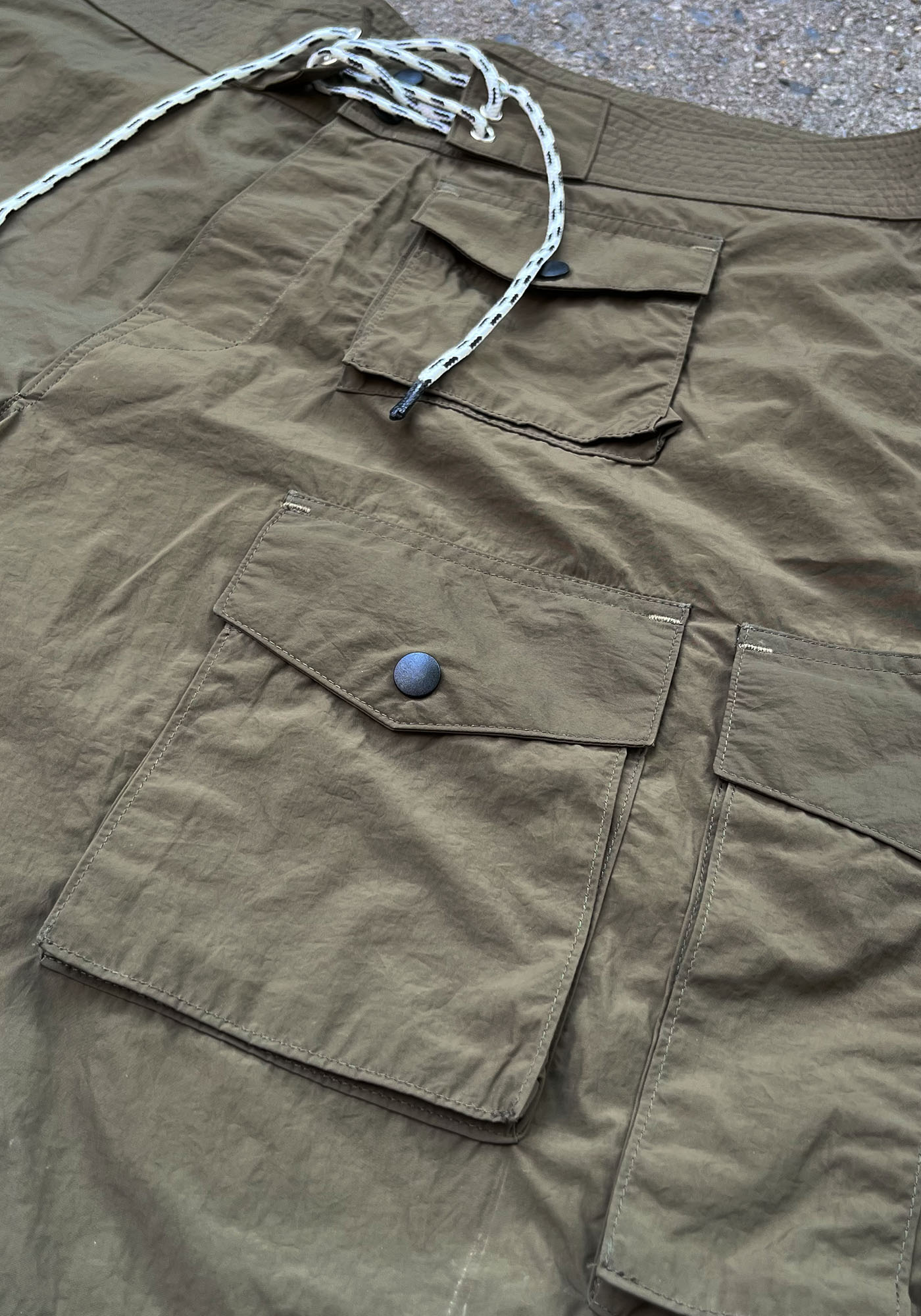 Green Cargo Pocket Boardshort