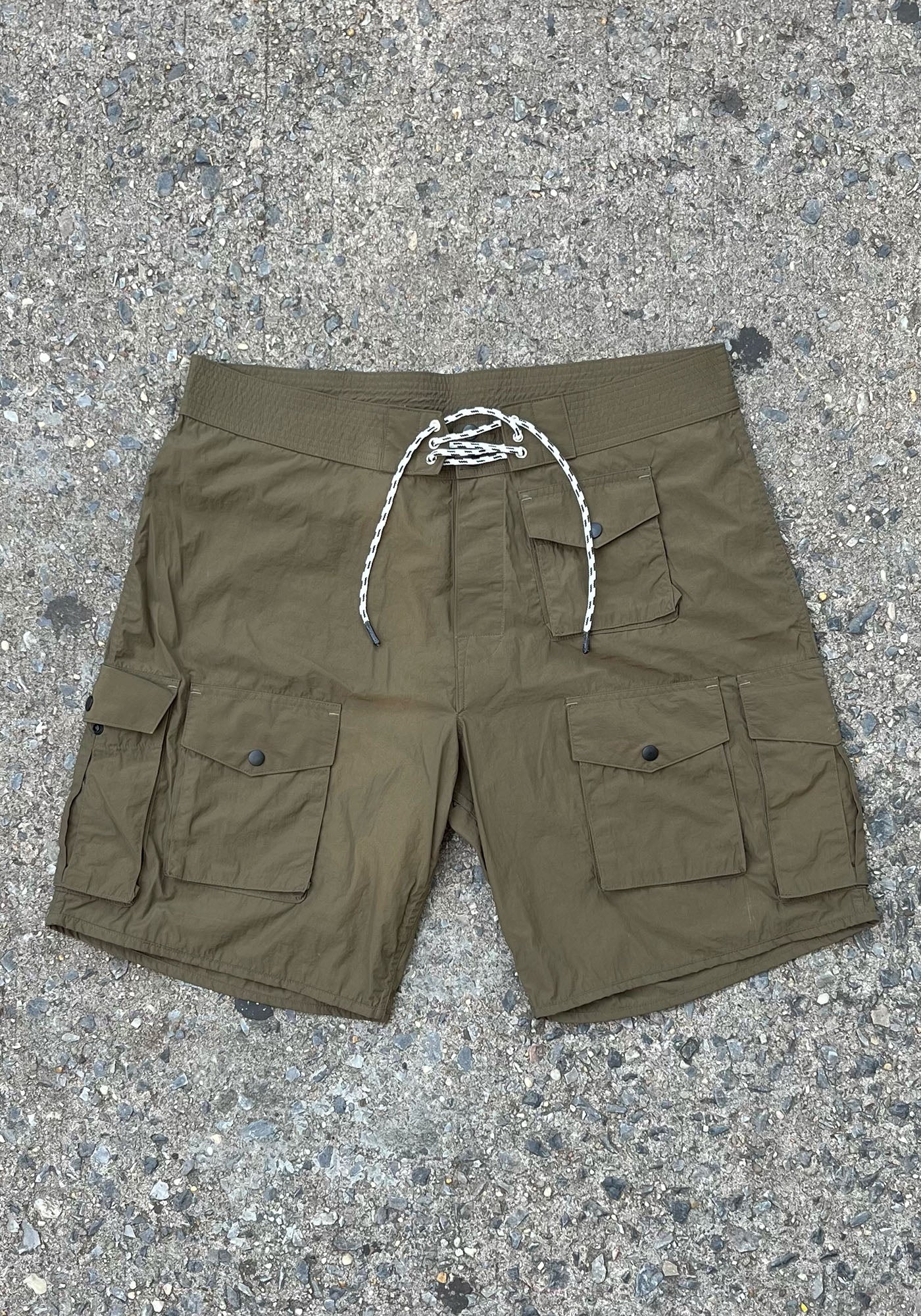 Green Cargo Pocket Boardshort