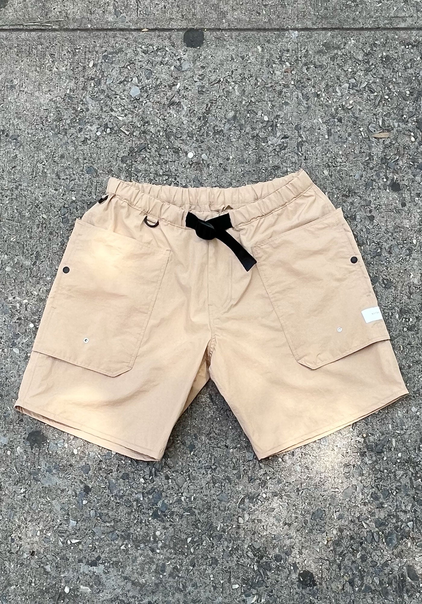 Tan Gardener Pocket Boardshort Cinch Waist