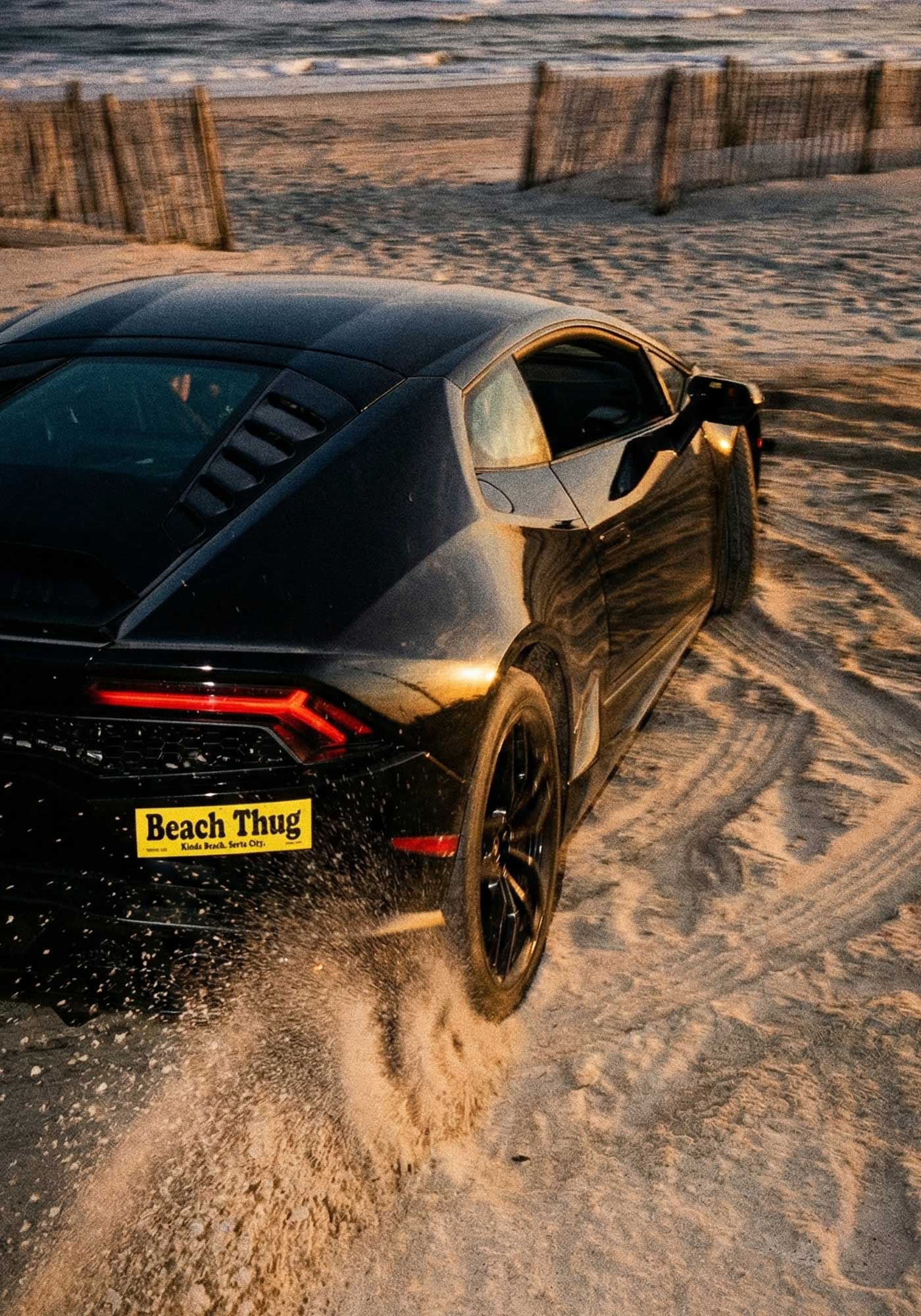 Beach Thug Bumper Sticker